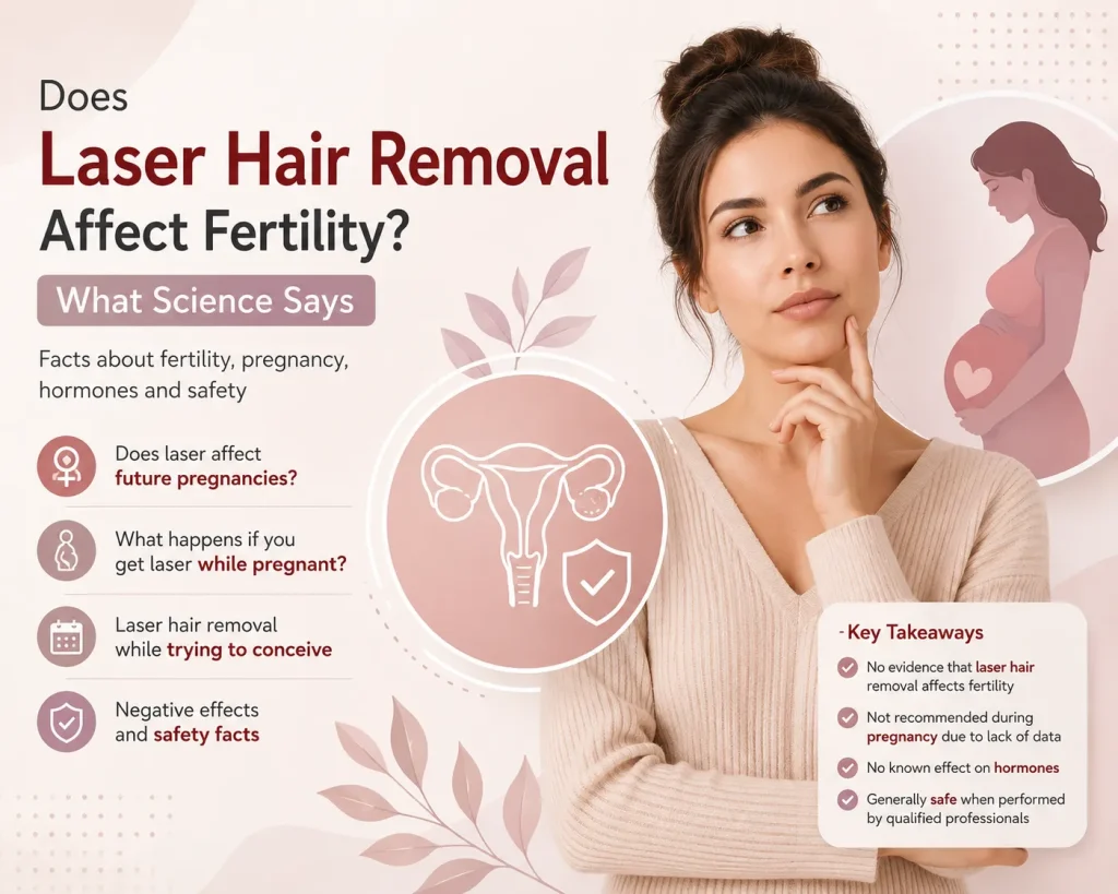Does laser hair removal affect fertility?